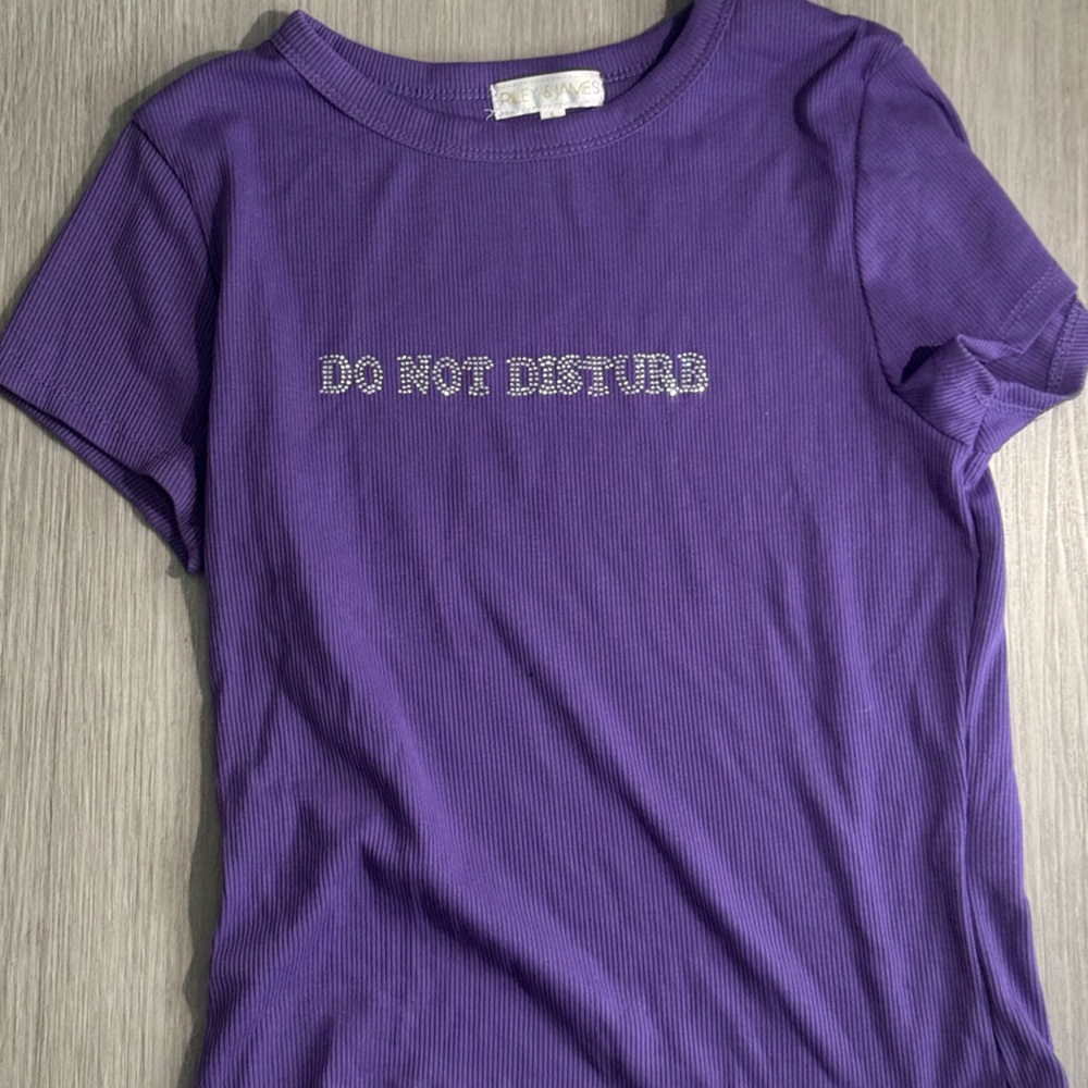 3 Ribbed Rhinestone Baby Tees